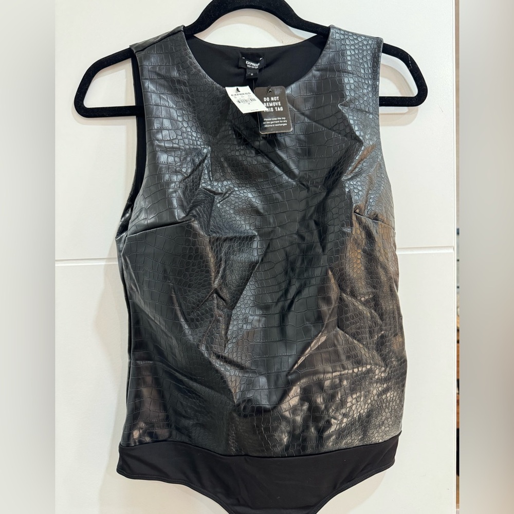 Express Snakeskin Body Suit